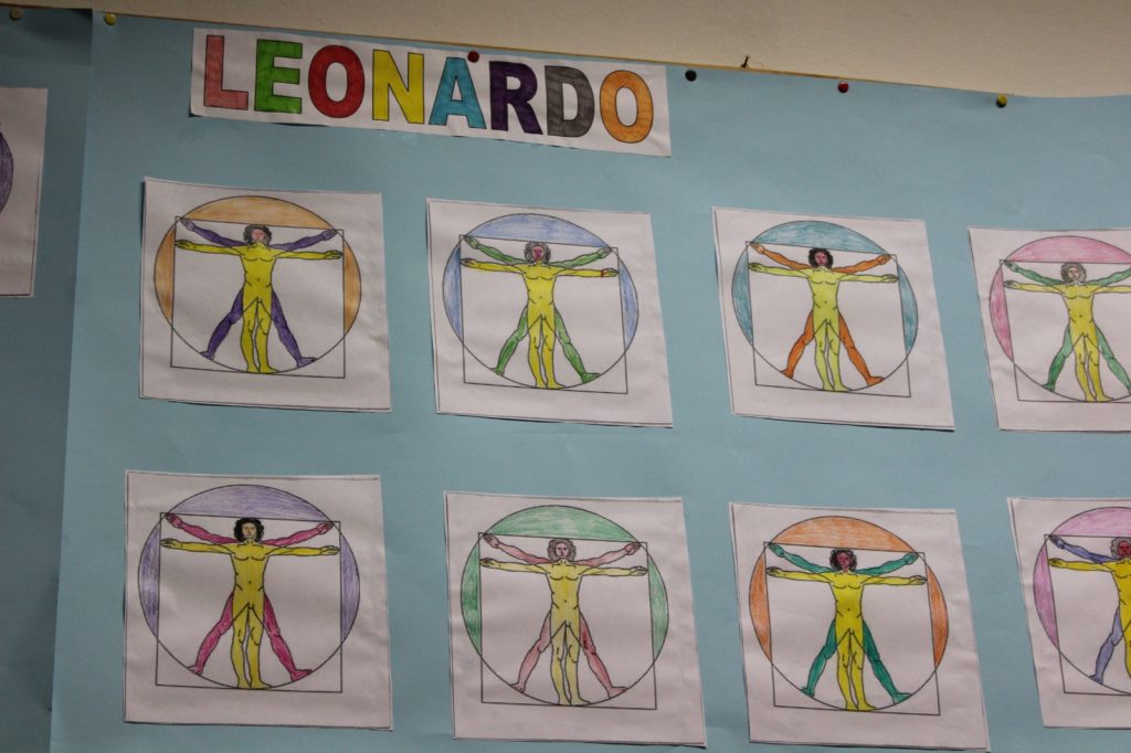 LA PRIMARIA DI ORAGO RICORDA LEONARDO DA VINCI