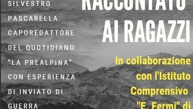 COMUNICAZIONE INTERNA N.77: Incontro “L’Afghanistan spiegato ai ragazzi” con il giornalista Silvestro Pascarella.