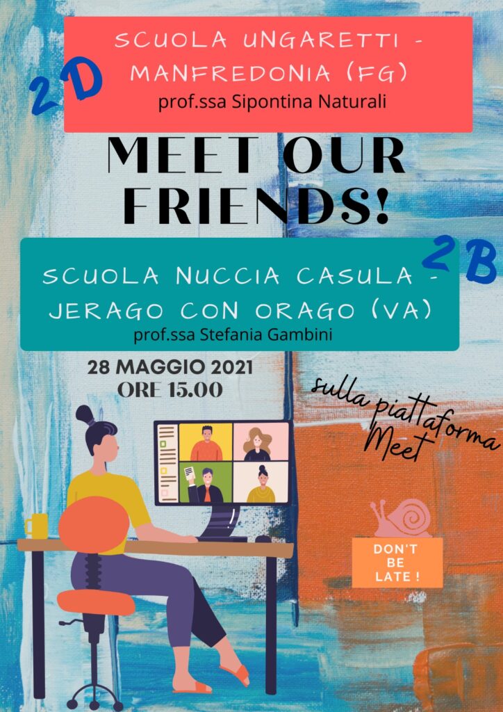 MEET YOUR FRIENDS CASULA DI JERAGO E UNGARETTI DI MANFREDONIA