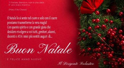 AUGURI DI NATALE DEL DIRIGENTE SCOLASTICO